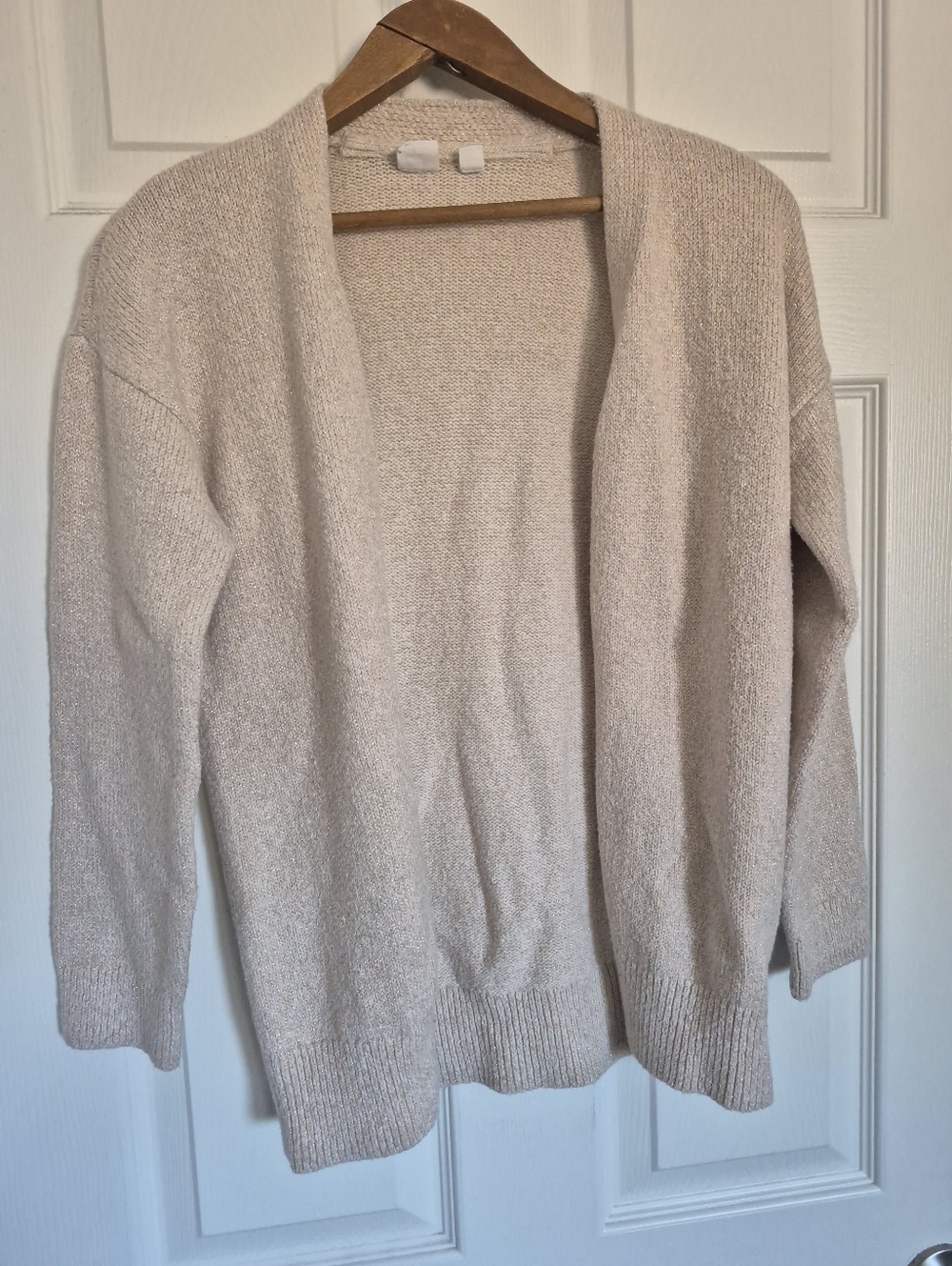 Classic Open-Front Girls Gap  Cardigan - Cream